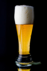 Fresh foamy beer