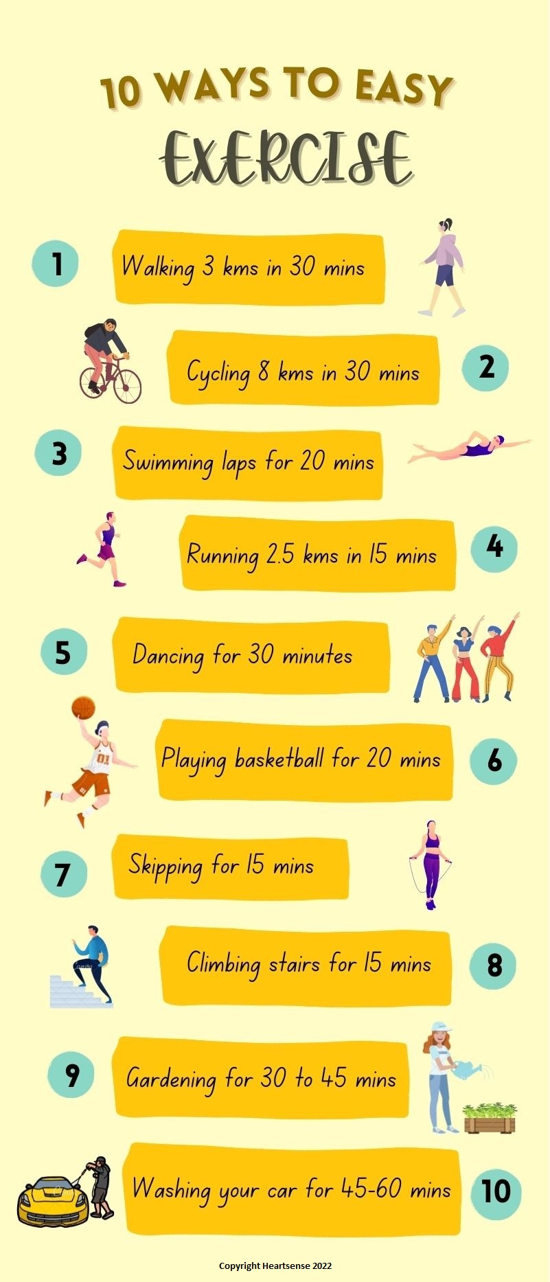 Healthy 2025 daily exercise